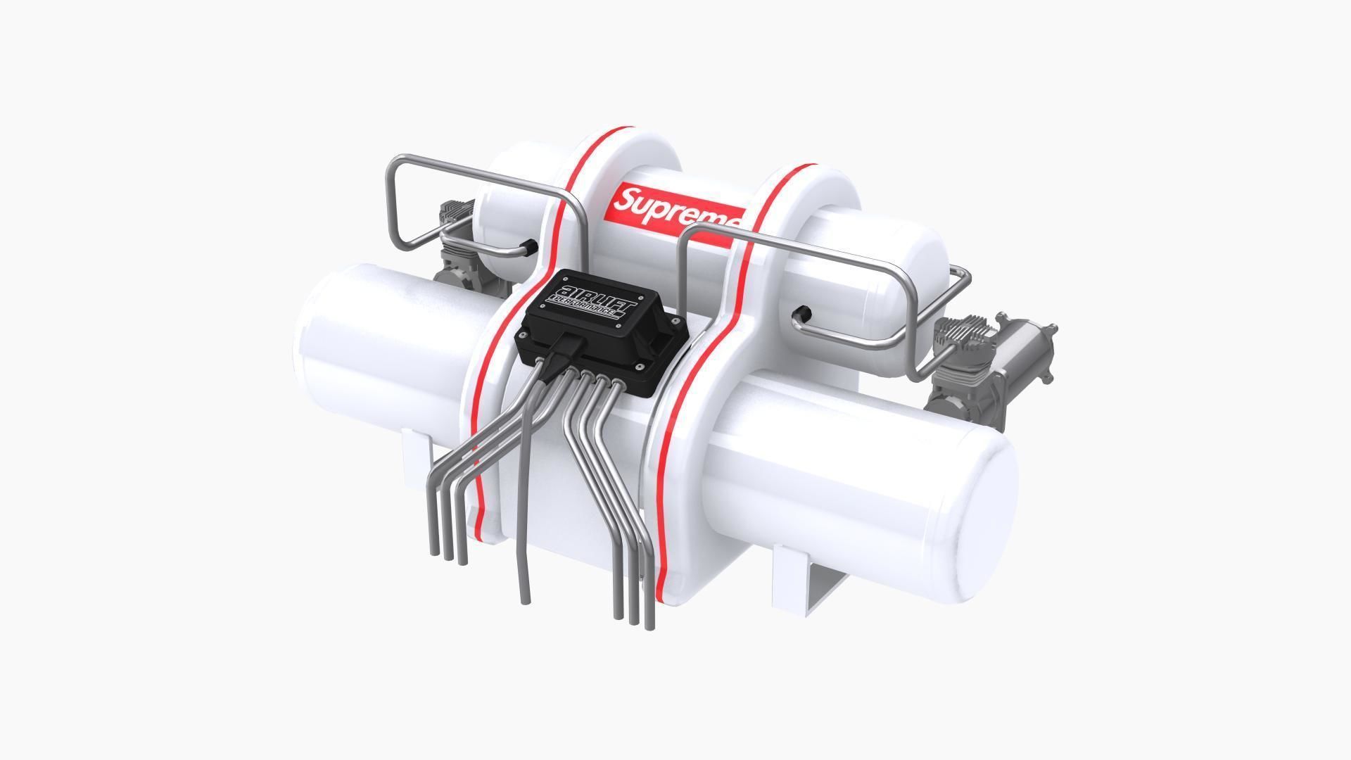 Airlift Performance air suspension kit B Low-poly 3D model_2