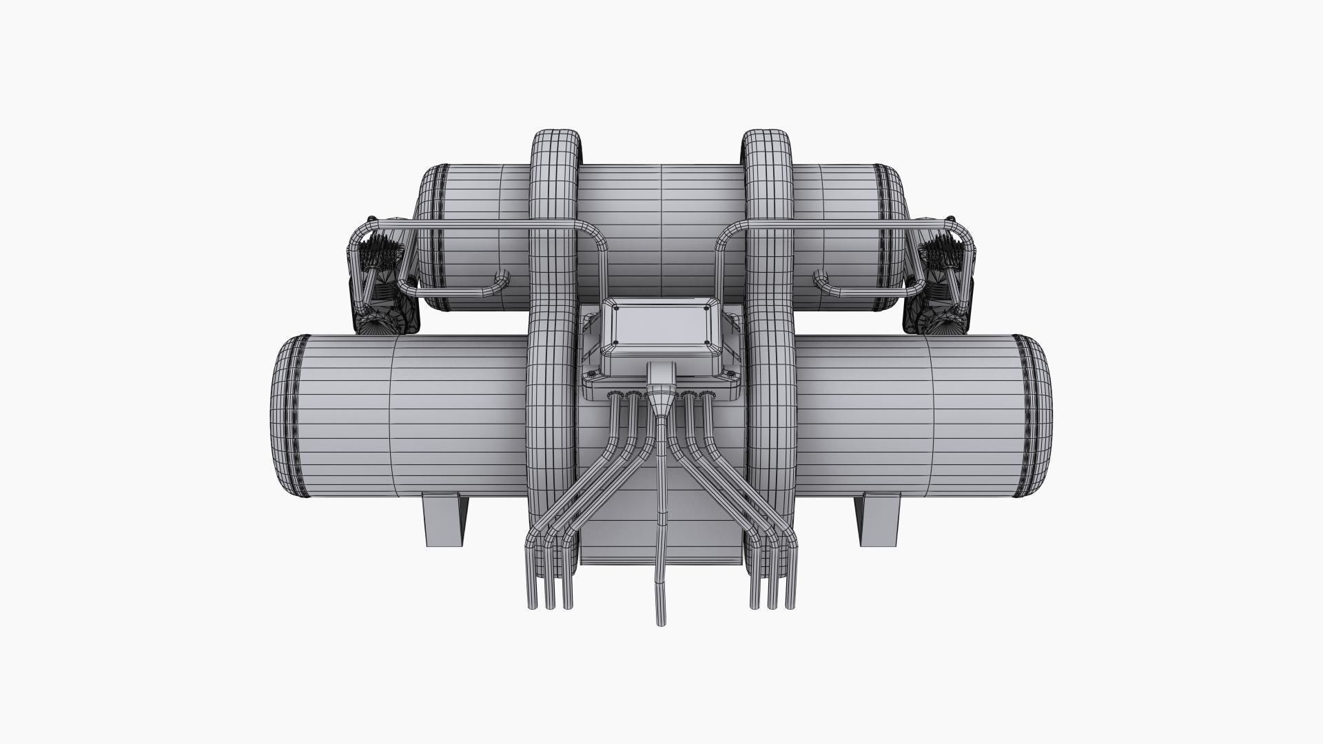 Airlift Performance air suspension kit B Low-poly 3D model_11