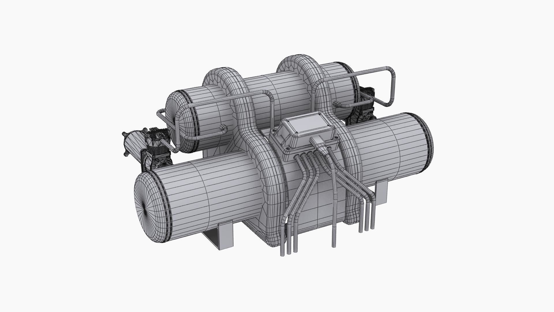 Airlift Performance air suspension kit B Low-poly 3D model_10