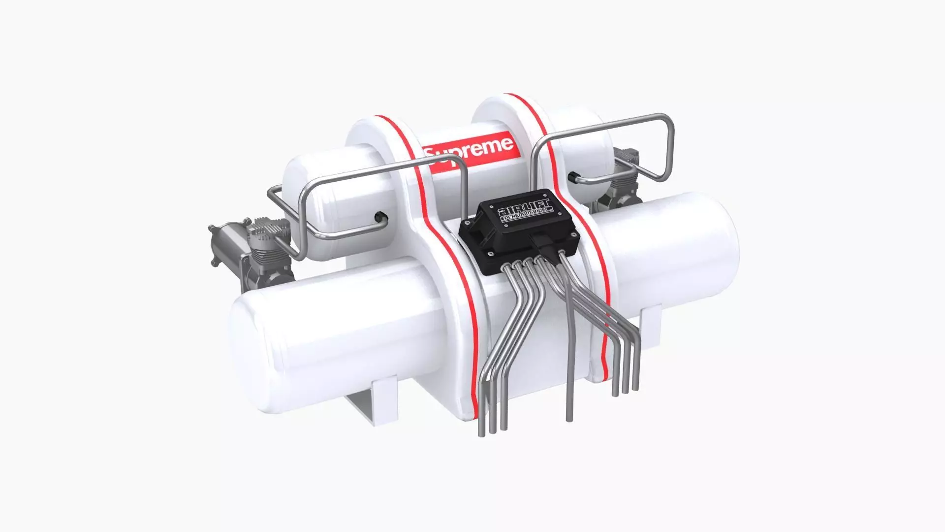 Airlift Performance air suspension kit B Low-poly 3D model_0