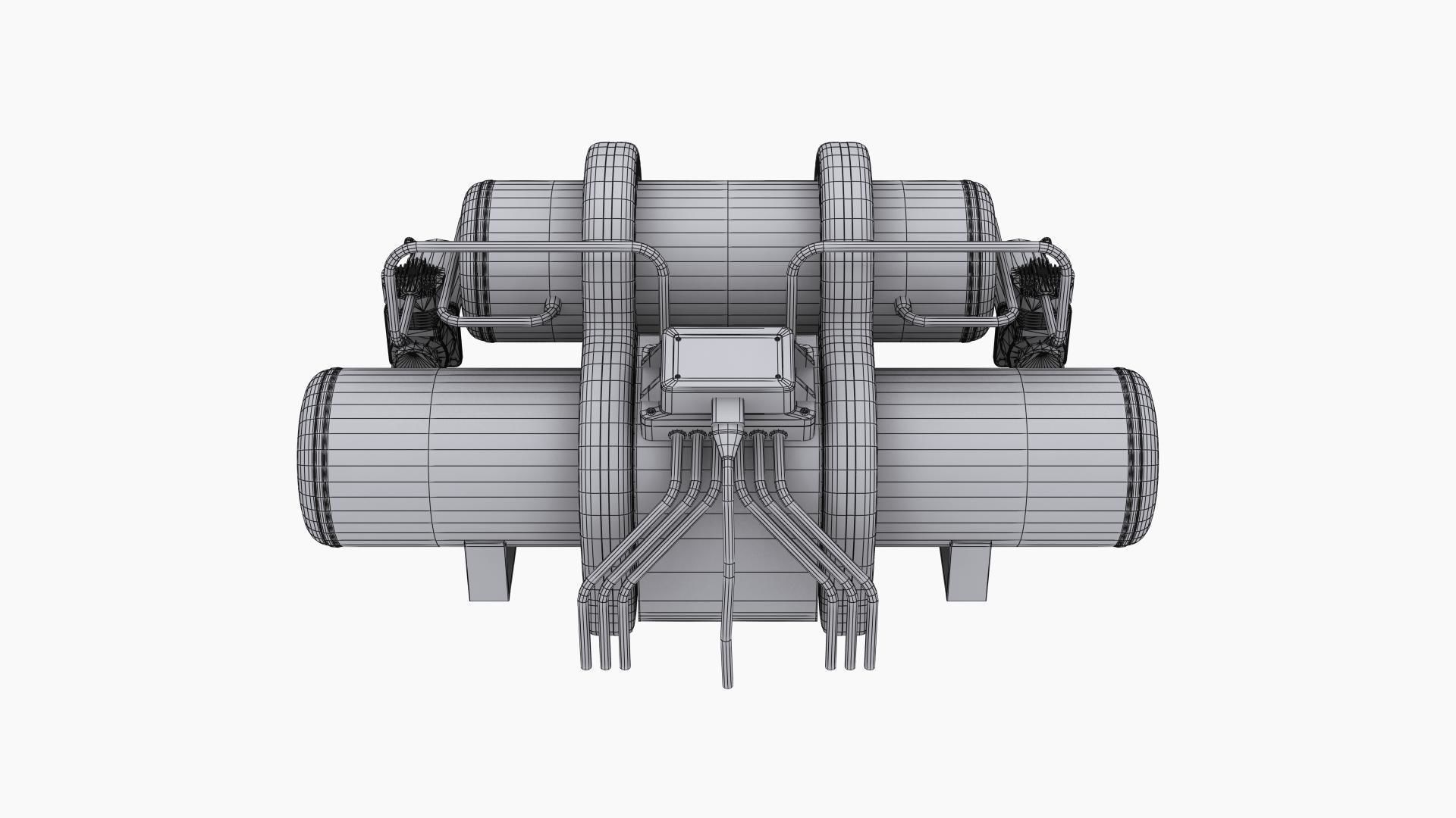 Airlift Performance air suspension kit C Low-poly 3D model_11