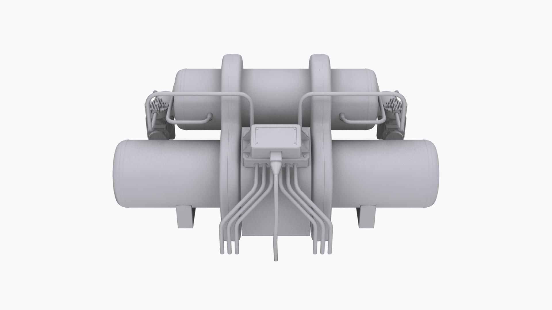 Airlift Performance air suspension kit C Low-poly 3D model_8