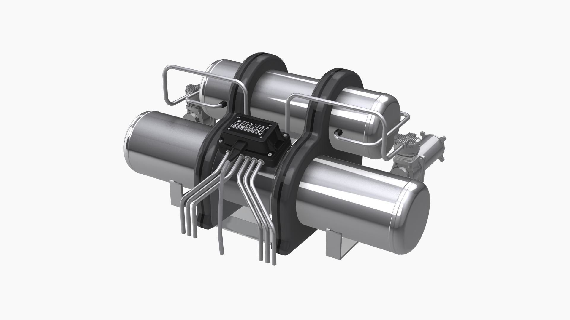 Airlift Performance air suspension kit C Low-poly 3D model_2