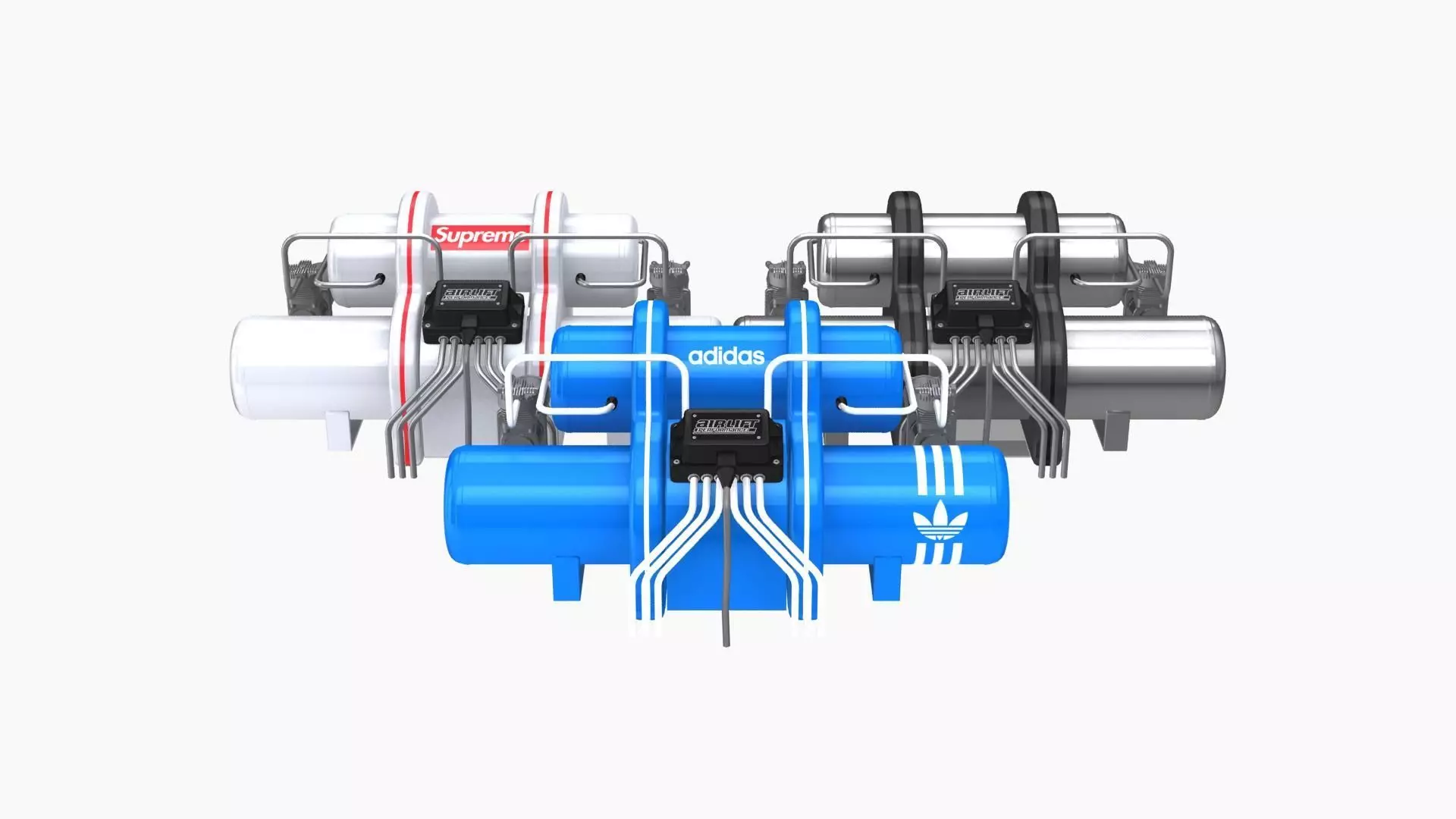 Airlift Performance air suspension kit bundle 3D Model Collection_0