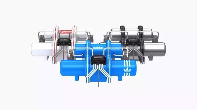 Airlift Performance air suspension kit bundle 3D Model Collection