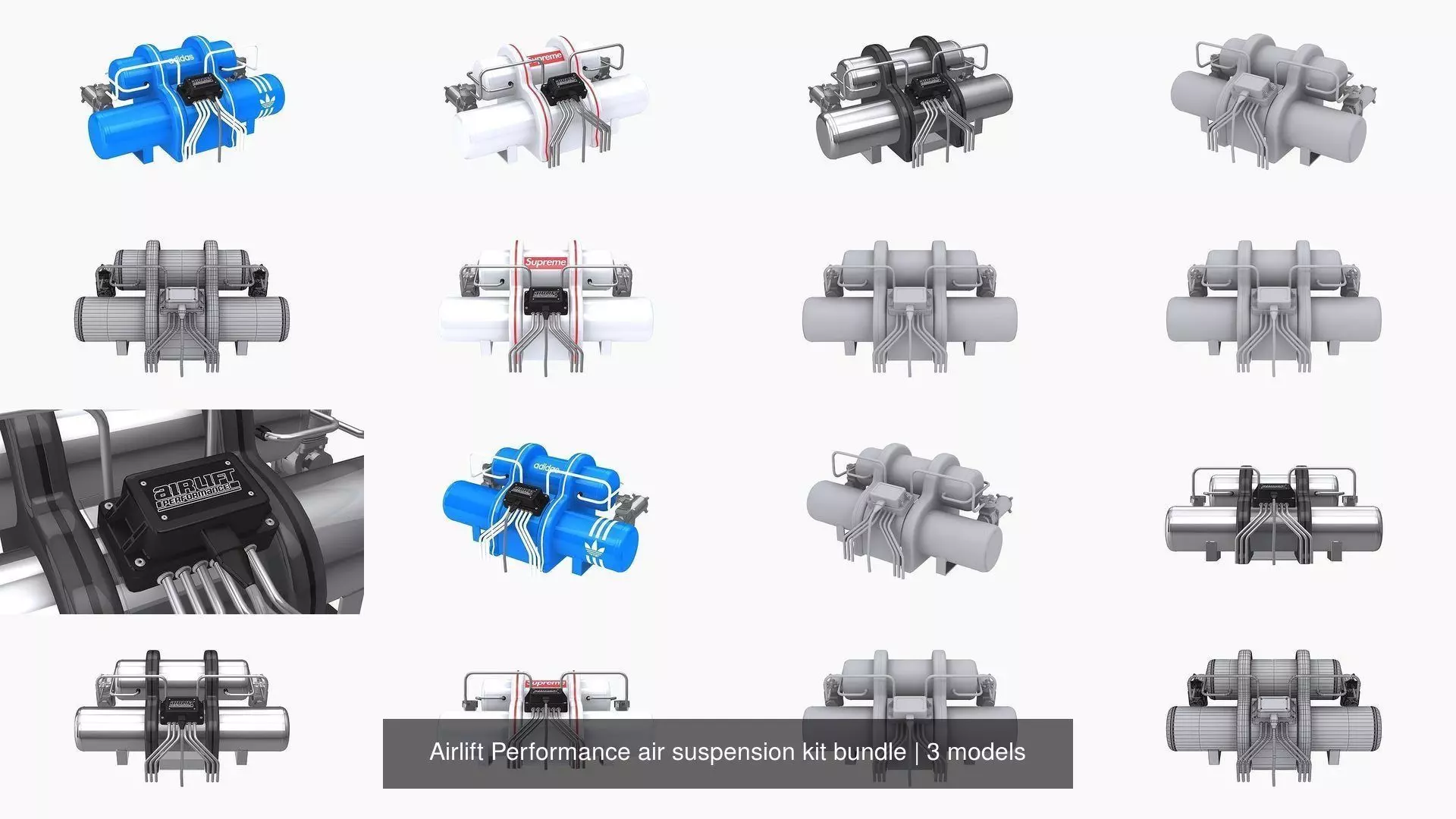 Airlift Performance air suspension kit bundle 3D Model Collection_1