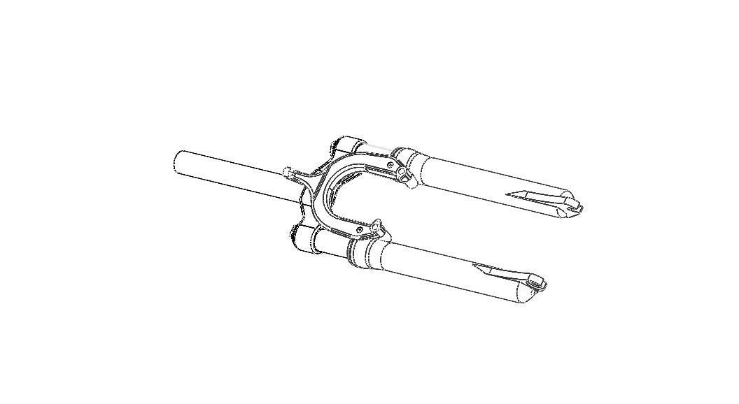 Front Suspension Fork for Bike 20 inch 3D model_19