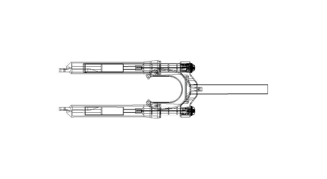 Front Suspension Fork for Bike 20 inch 3D model_6