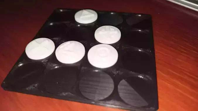 Truetris - portable 4 players tic tac toe