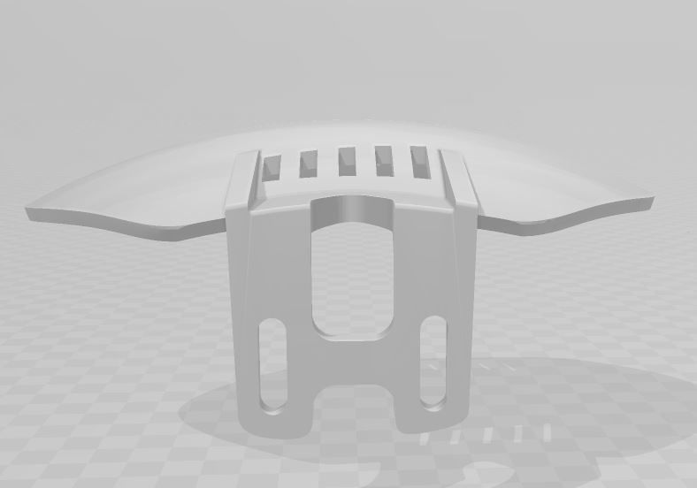 Universal Tire Hugger for E-Bike 3D print model_1