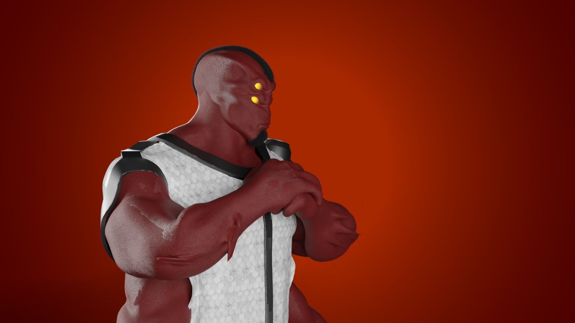 FOUR ARMS Realistic four arms from ben 10 3D model_6