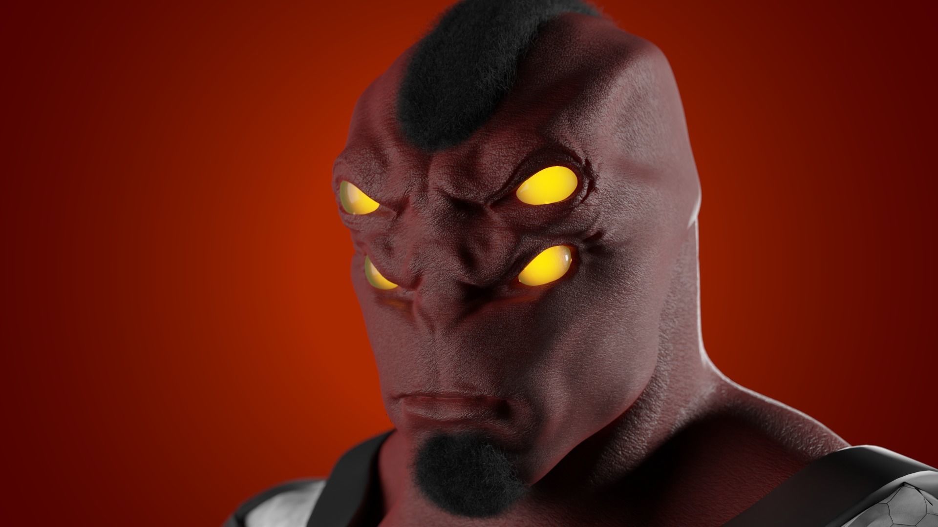 FOUR ARMS Realistic four arms from ben 10 3D model_4