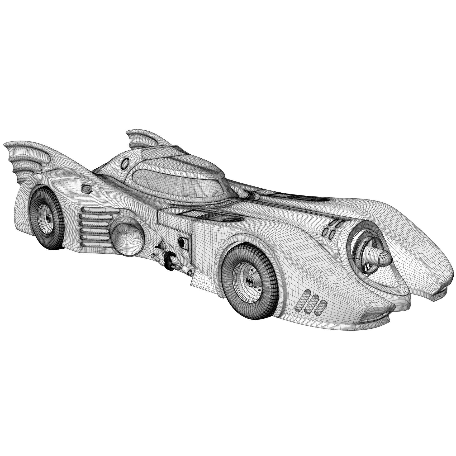 Batmobile 1989 3D model_19