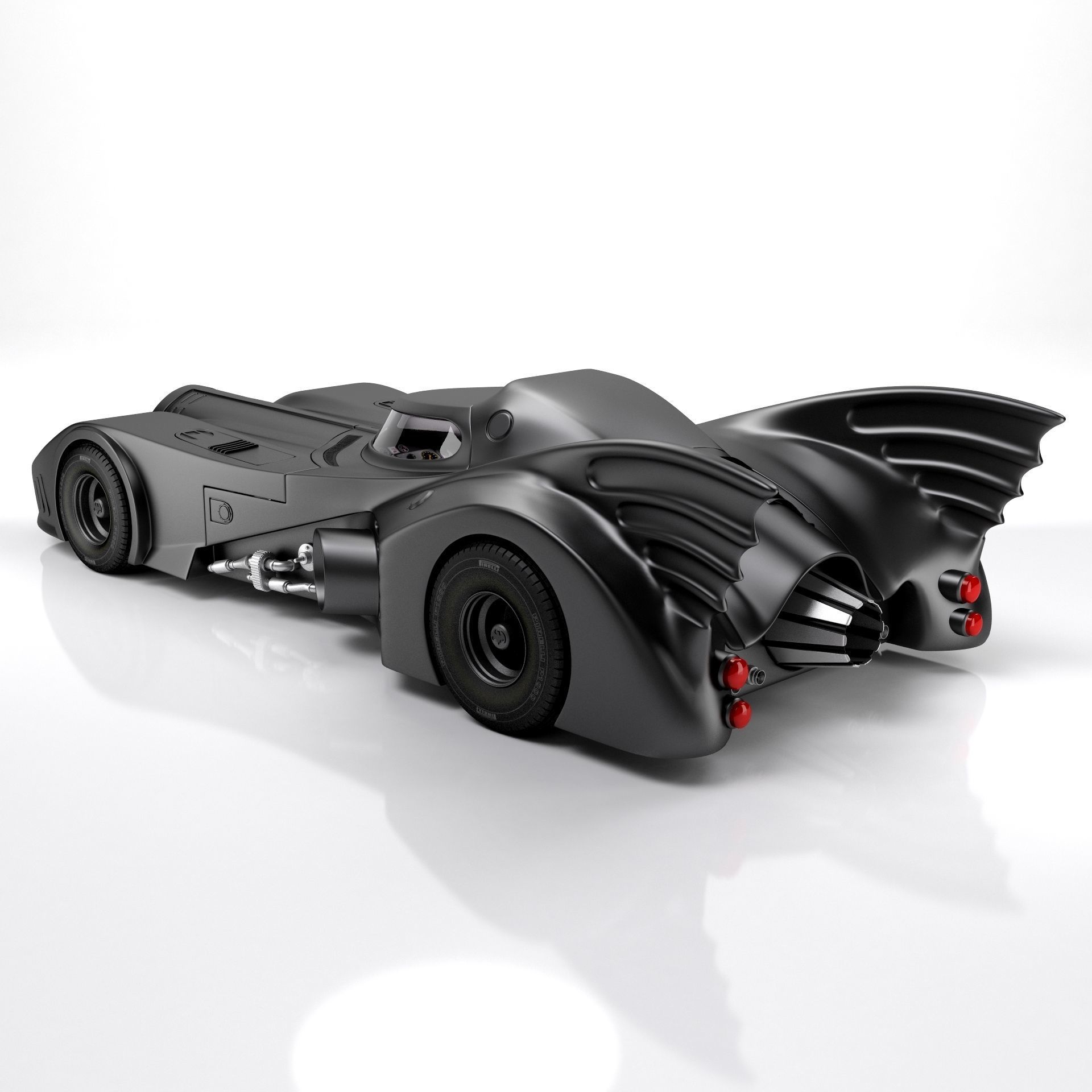 Batmobile 1989 3D model_6