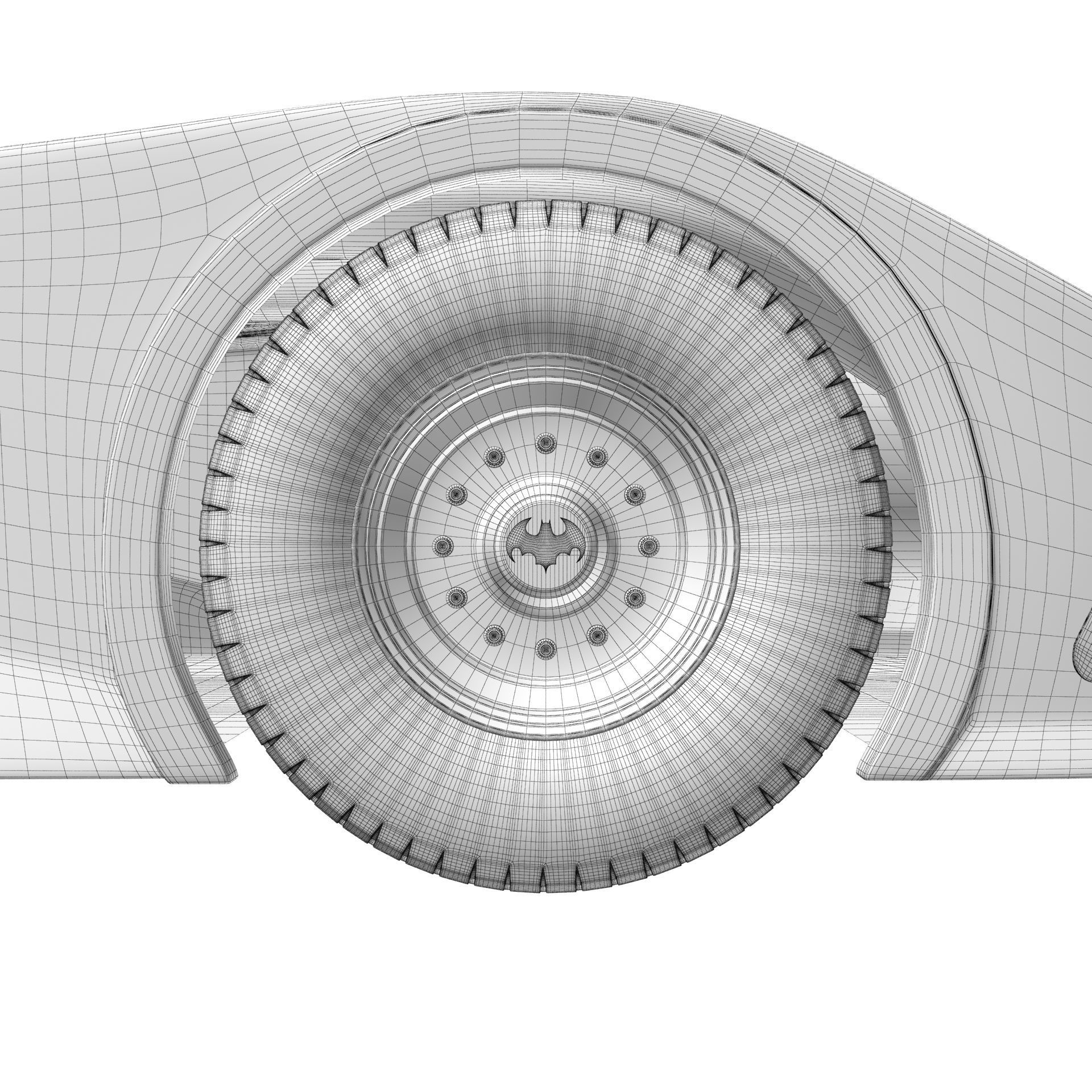Batmobile 1989 3D model_29
