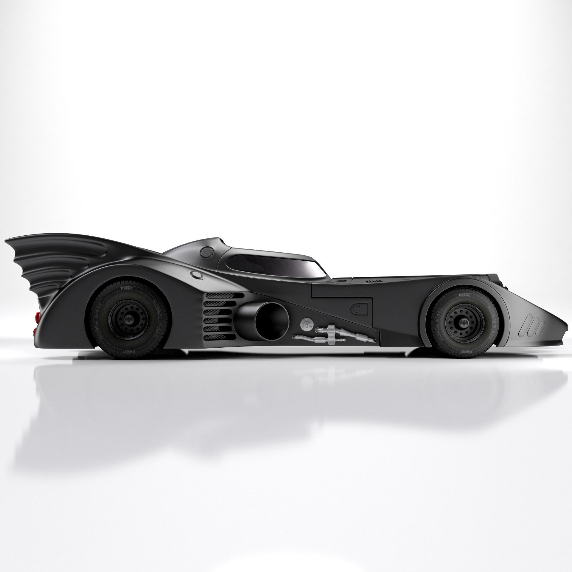Batmobile 1989 3D model_1