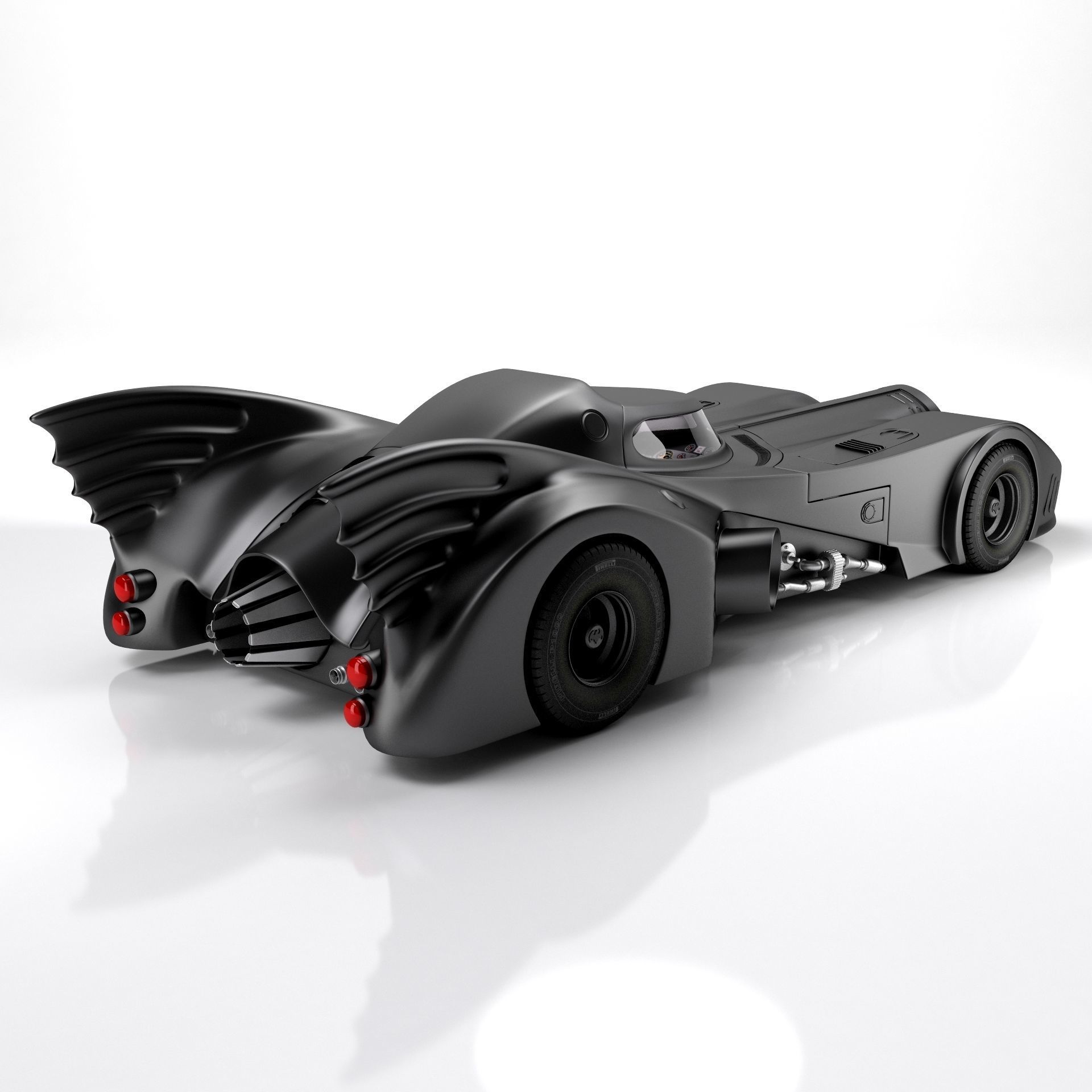Batmobile 1989 3D model_7