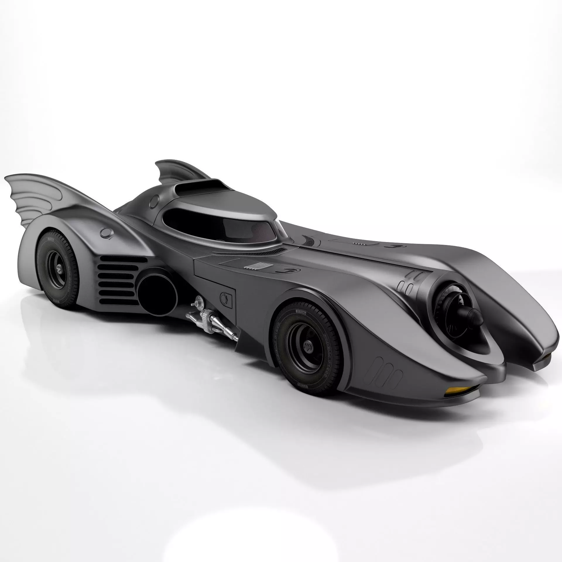 Batmobile 1989 3D model_0