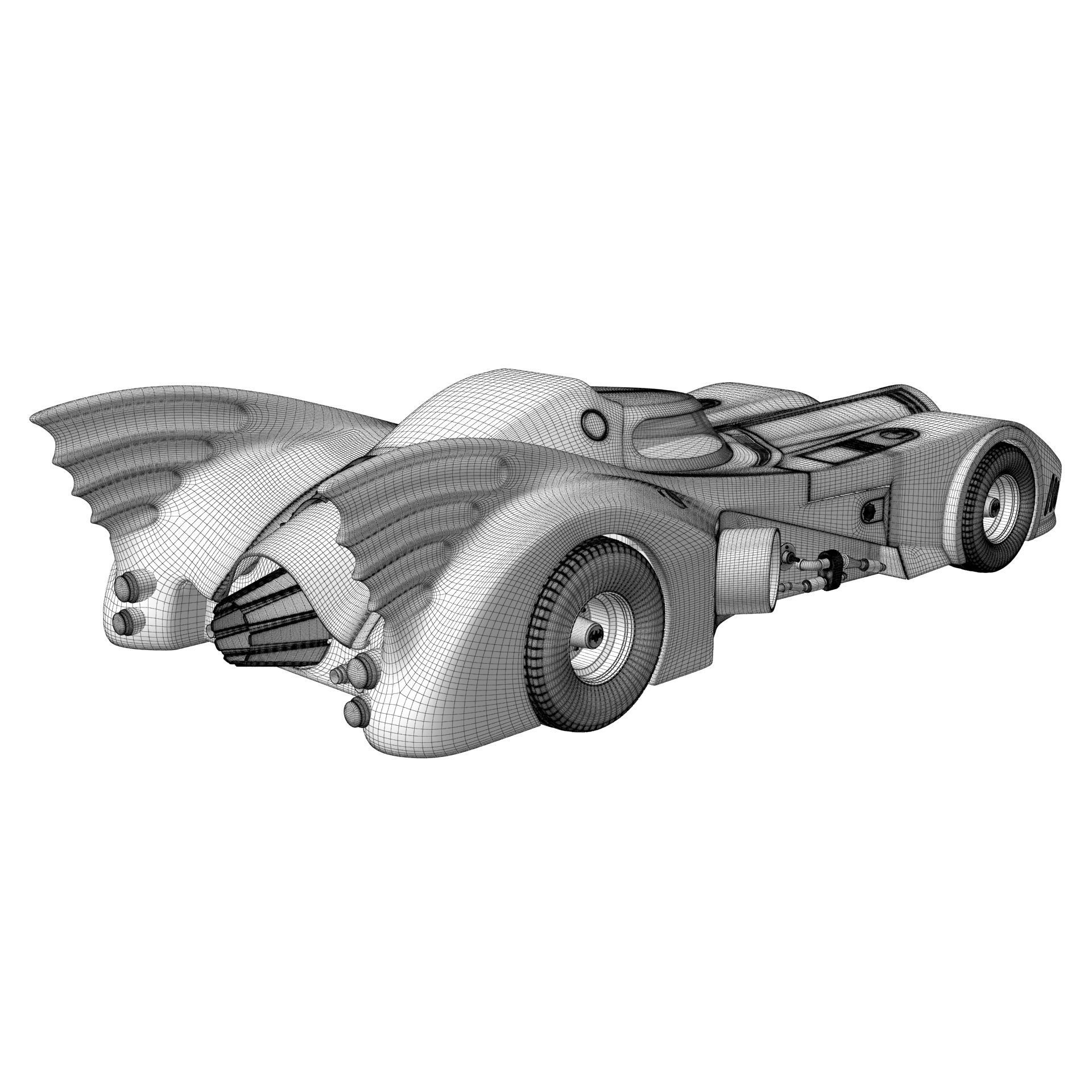 Batmobile 1989 3D model_26