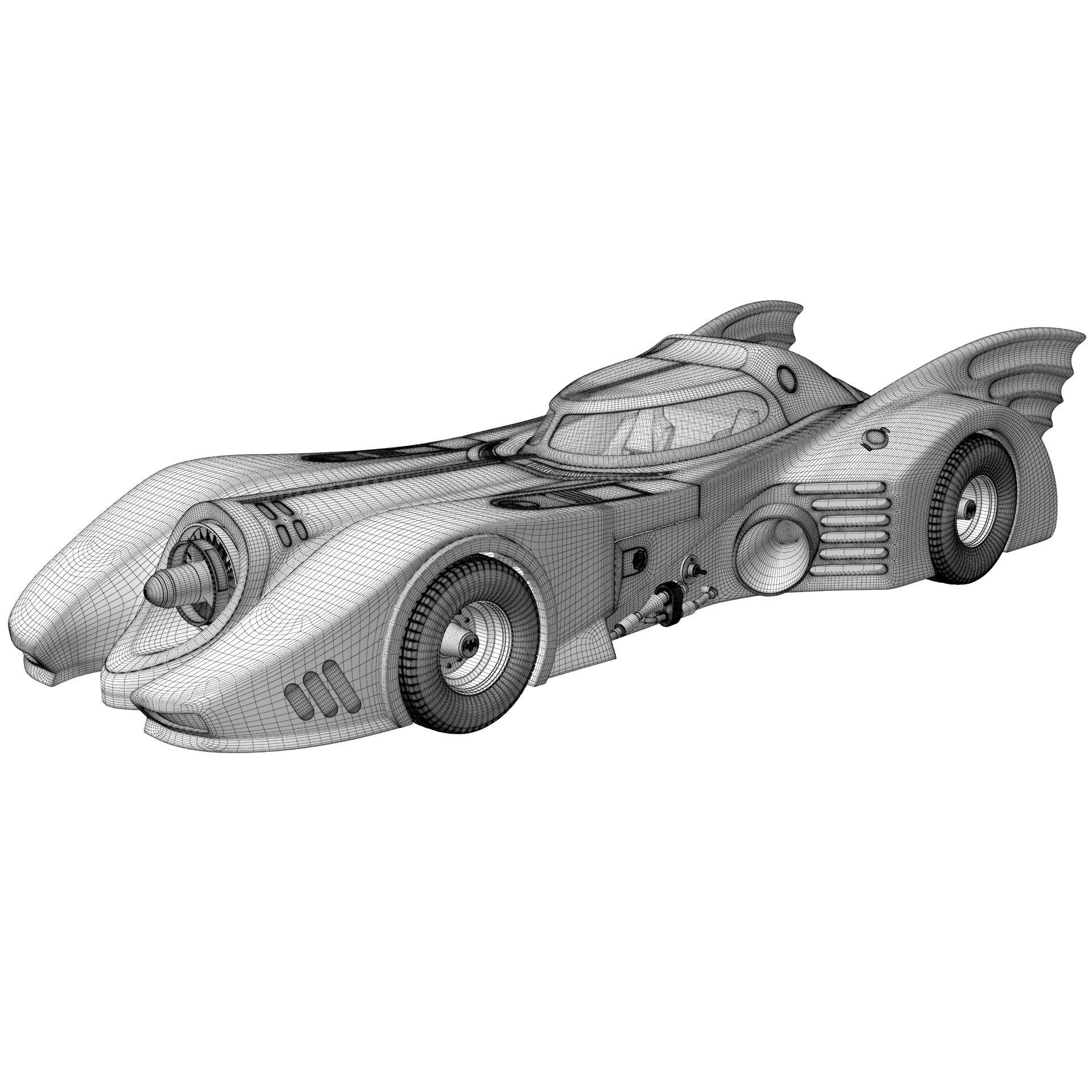 Batmobile 1989 3D model_21