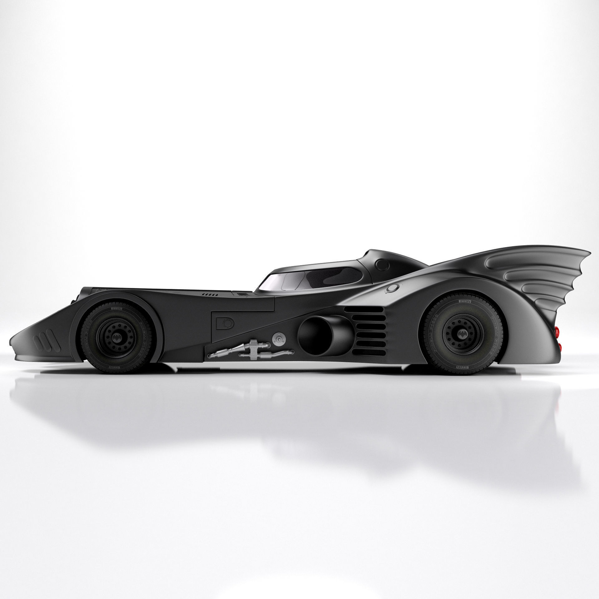 Batmobile 1989 3D model_3