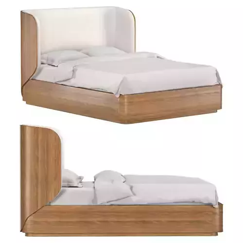 MADERO FABRIC WOOD-WRAPPED SHELTER BED