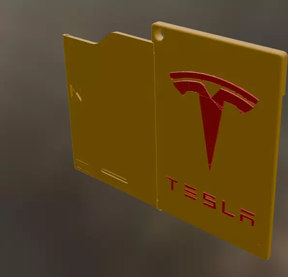 ID Card Holder with case 3D print model