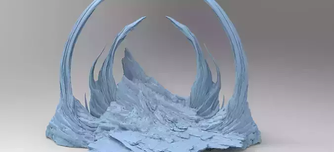 Dinosaur Raptor cliffs 3