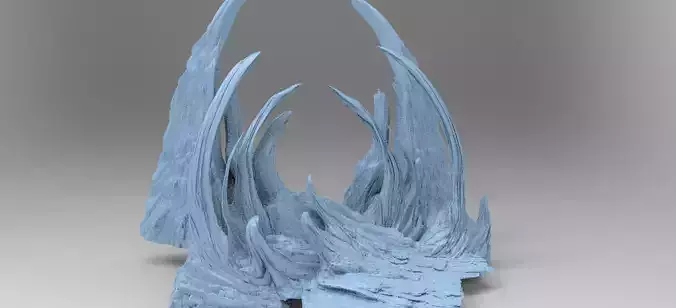 Dinosaur Raptor cliffs 5