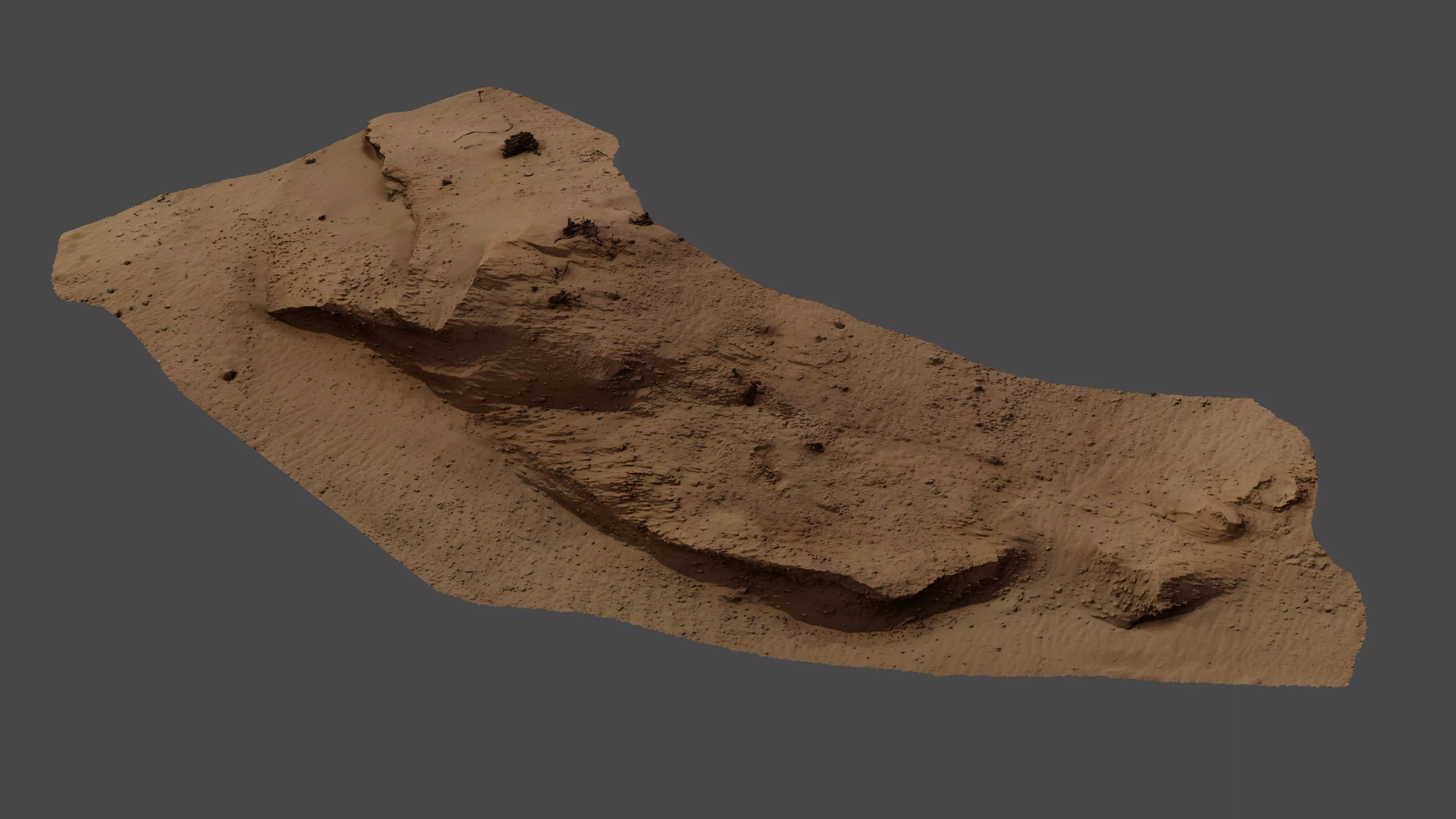 Sandcliff01 3D model_0