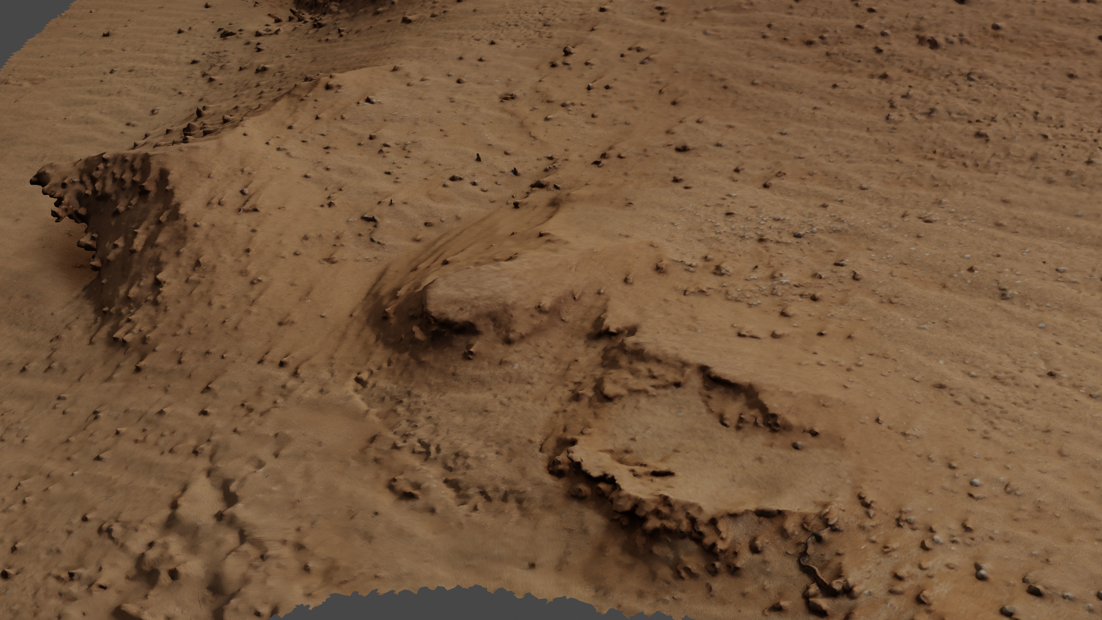 Sandcliff01 3D model_2