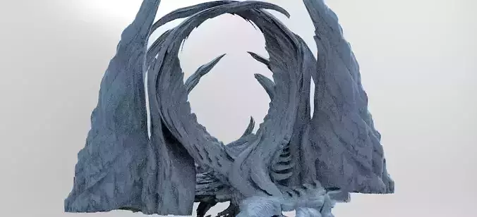 Dinosaur Cliff Mountain sculpture 3