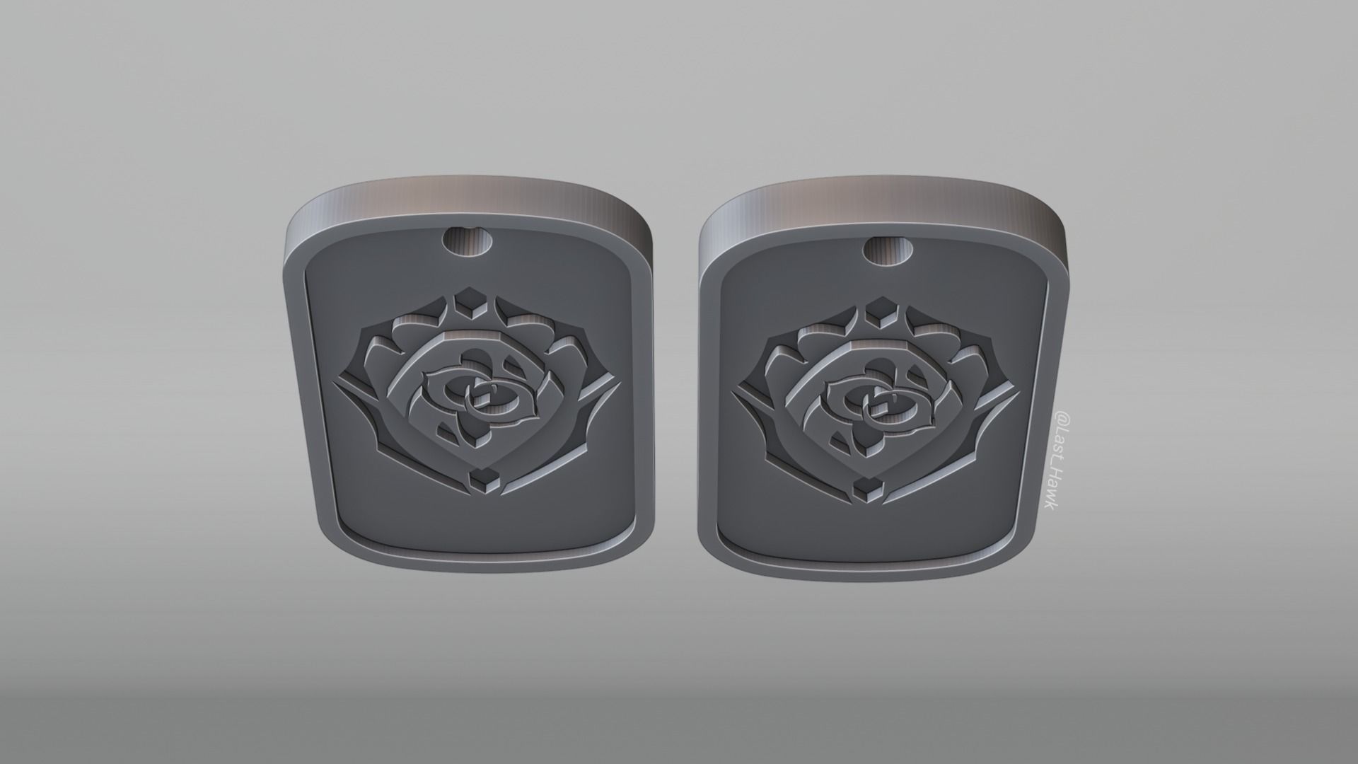 Preservation dogtag Honkai Star Rail 3D print model_8