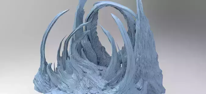 Dinosaur Cliff Mountain sculpture 4 