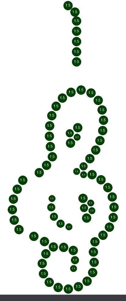 Music Note Pendants - Collection _28