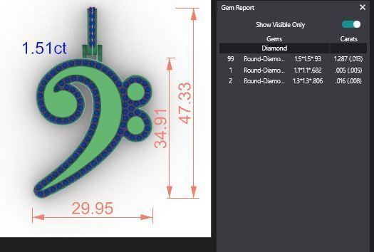 Music Note Pendants - Collection _5