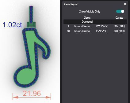 Music Note Pendants - Collection _10