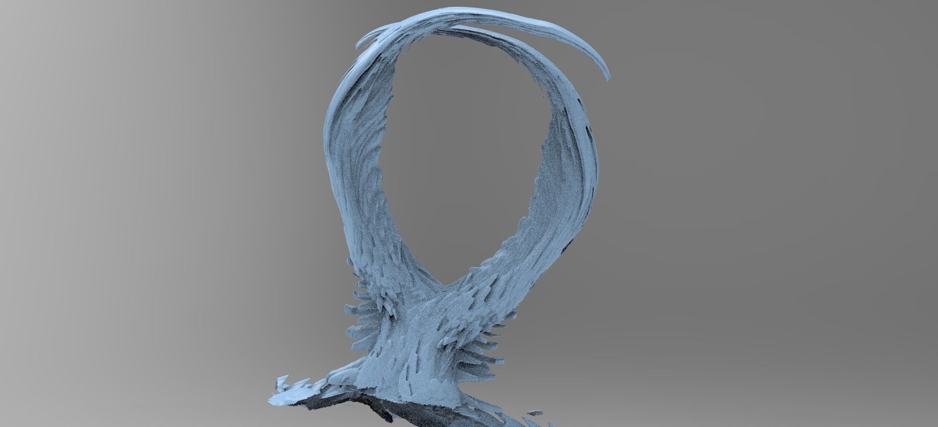 Dinosaur Spine Arch 1 3D model_1