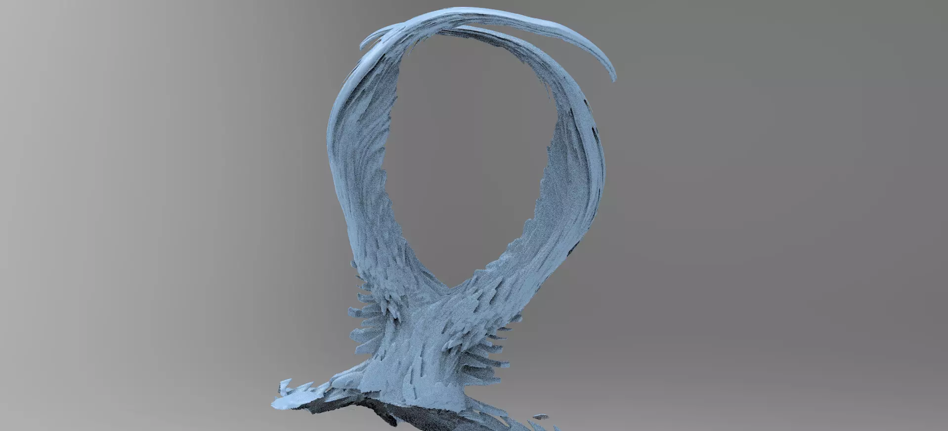 Dinosaur Spine Arch 1 3D model_0