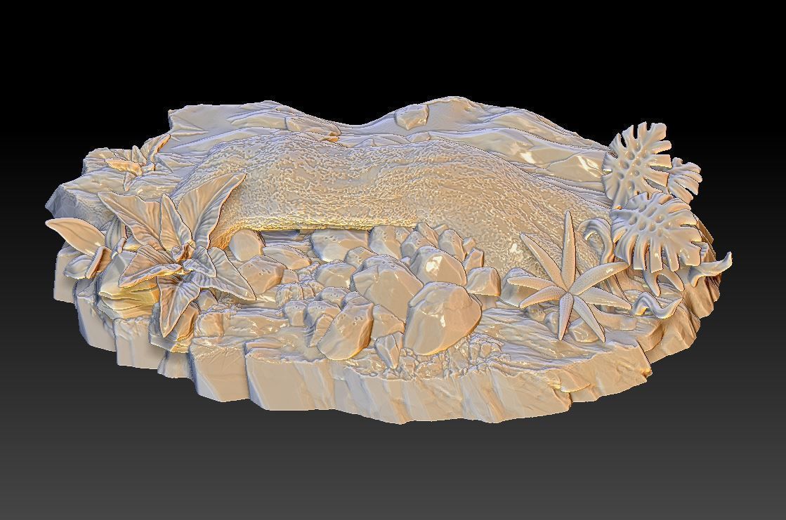 baby forest dragon 3D print model_7