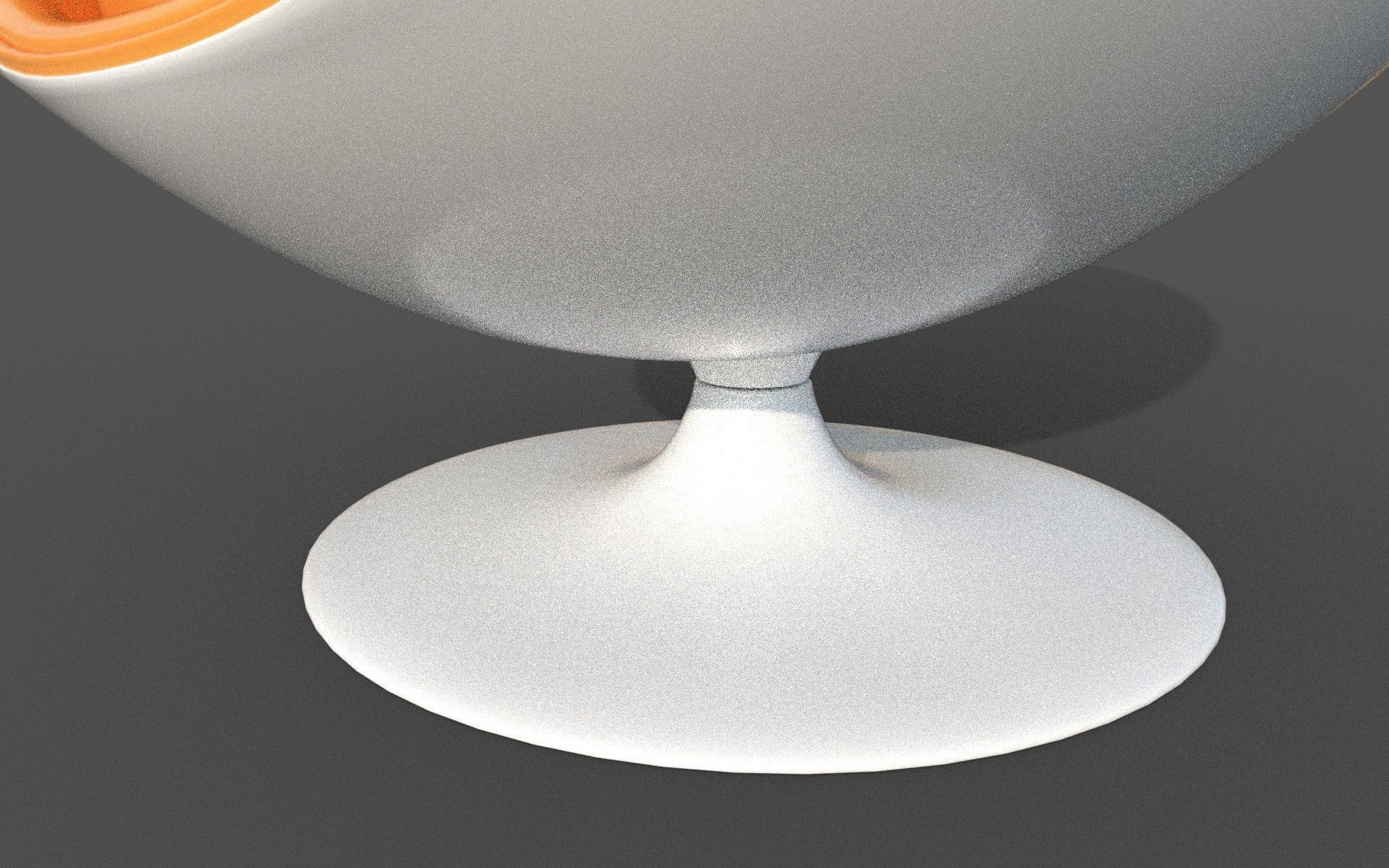 Chair Low-poly 3D model_5