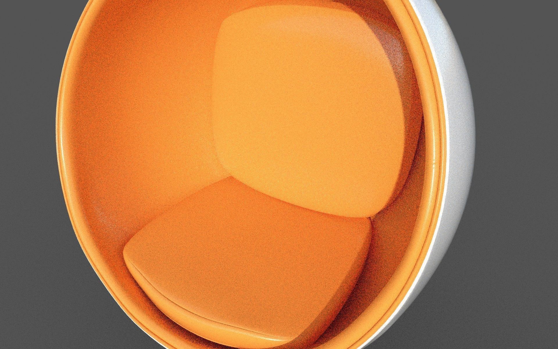 Chair Low-poly 3D model_4