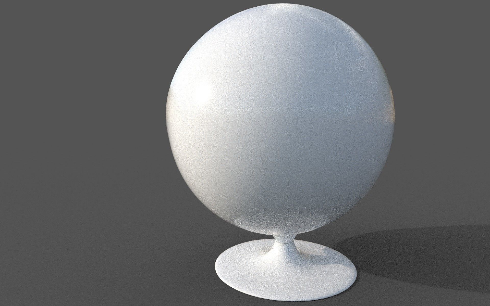 Chair Low-poly 3D model_3