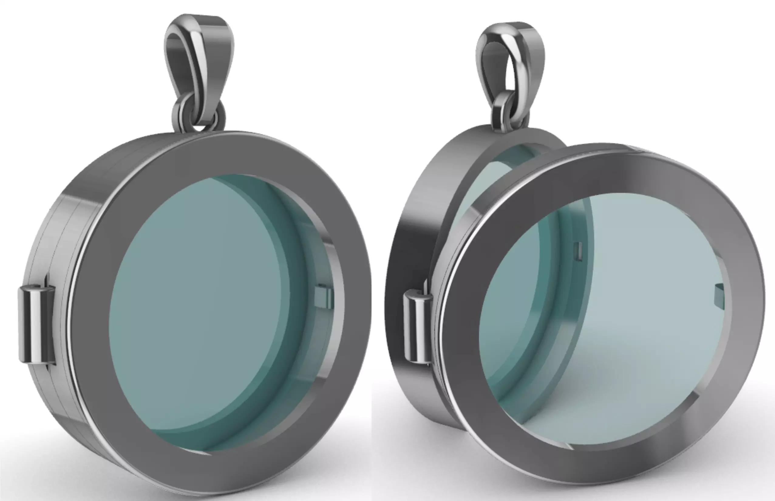 Glass Reliquary Relicario Photo Holder 3D print model