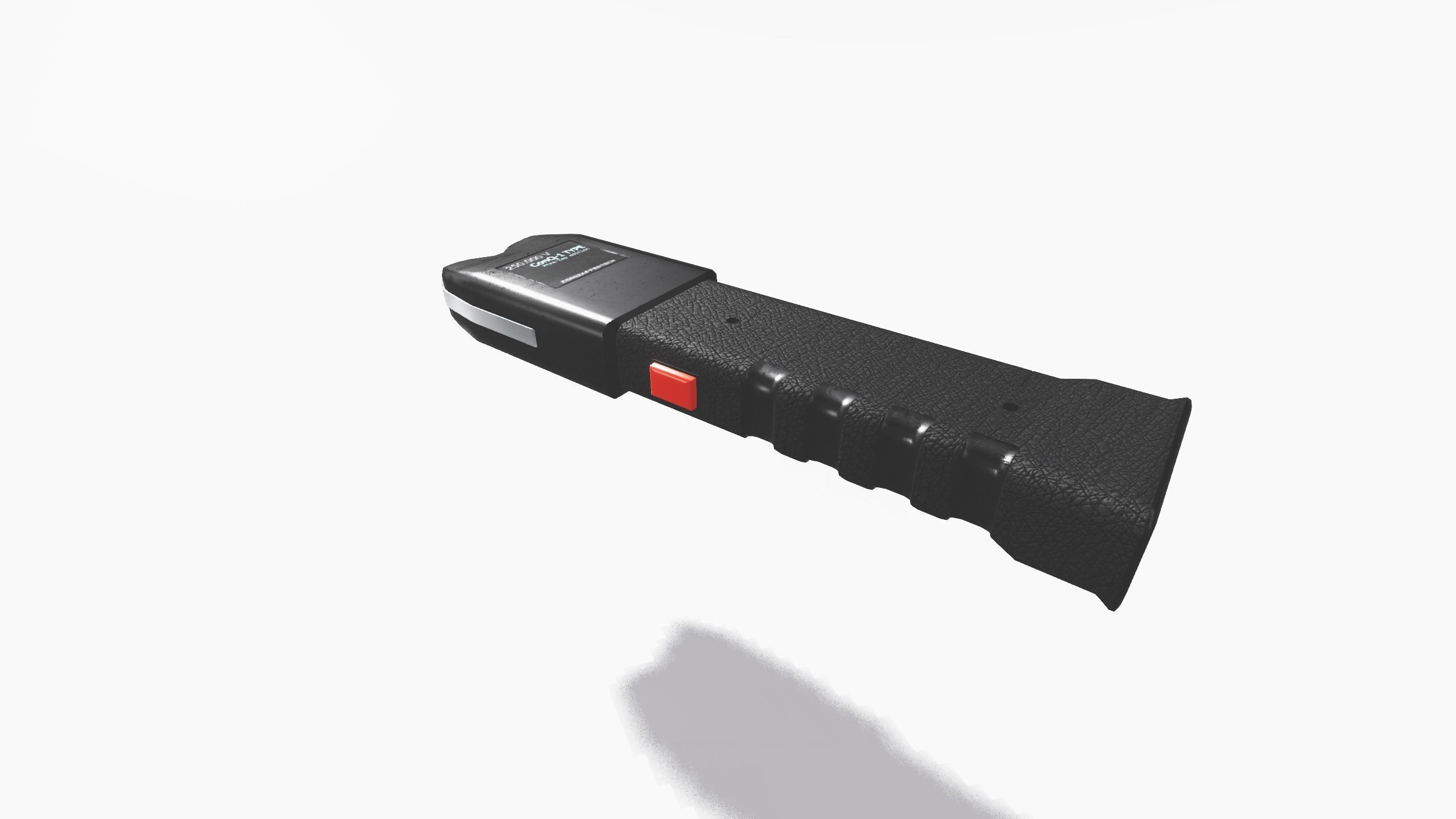 Electroshocker Low-poly 3D model_1