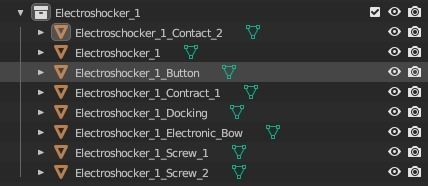 Electroshocker Low-poly 3D model_14