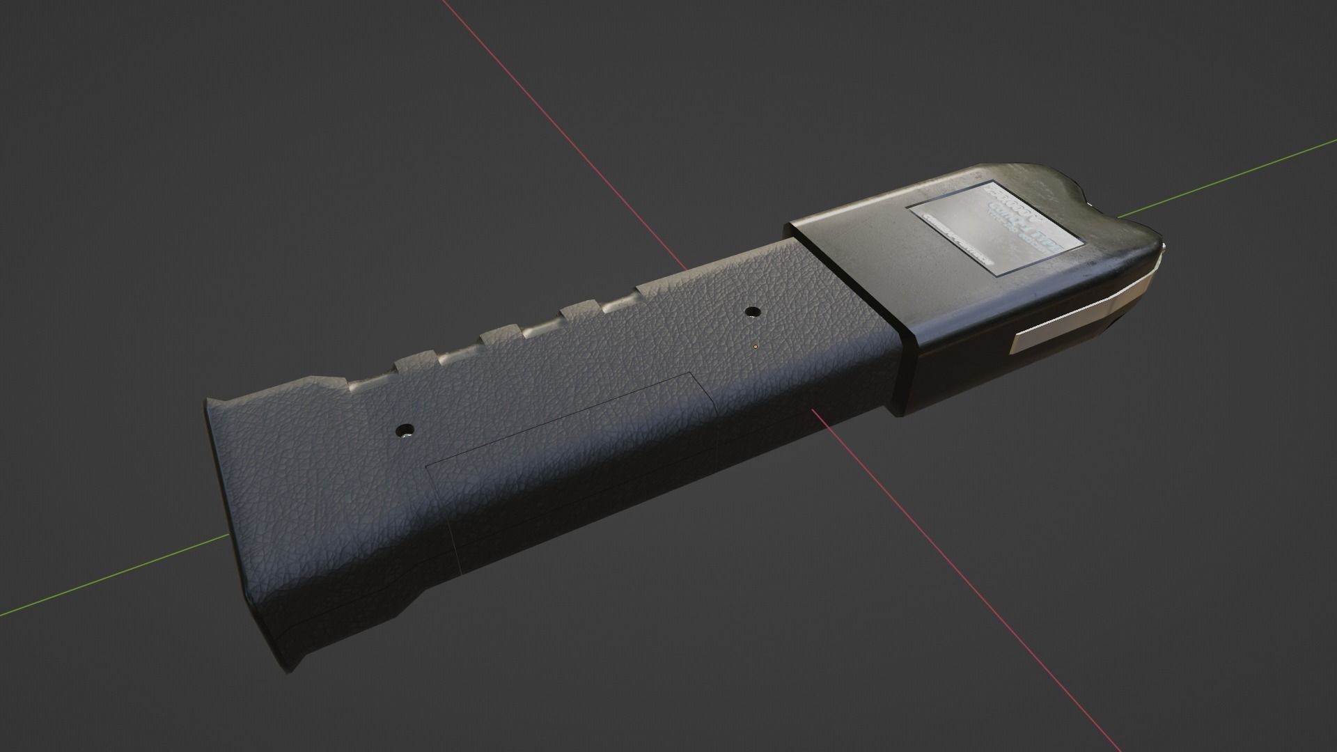 Electroshocker Low-poly 3D model_7