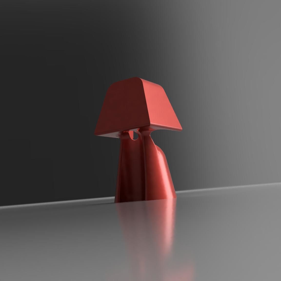 MINIMAL LED LAMP 3D print model_2