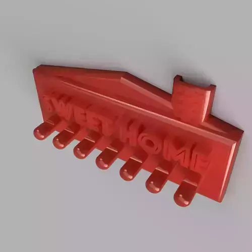 RACK KEY SWEET HOME 3D print model