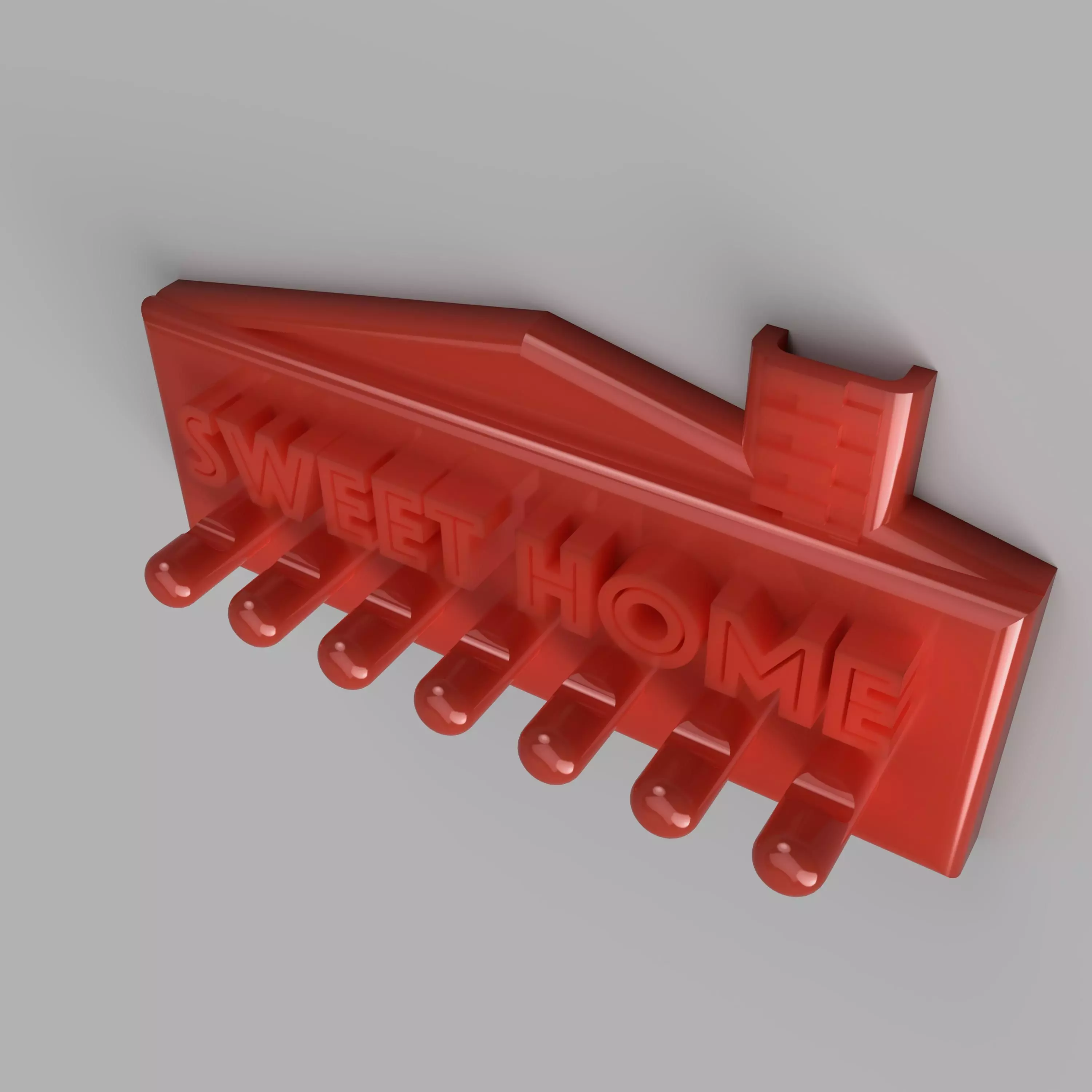 RACK KEY SWEET HOME 3D print model_0
